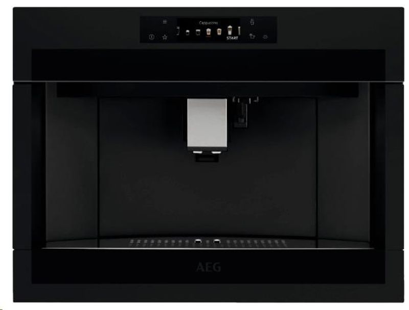 AEG Innebygget Espressomaskin Sort
