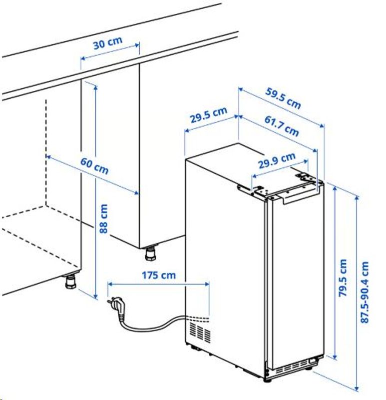 SPELNÄS Vinkjøler, IKEA 500