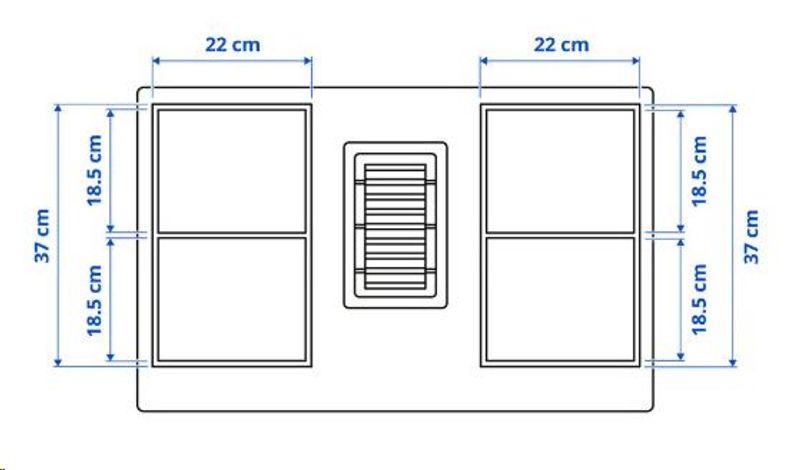 FÖRDELAKTIG Induksjonstopp/integrert ventilator, IKEA 700 sv
